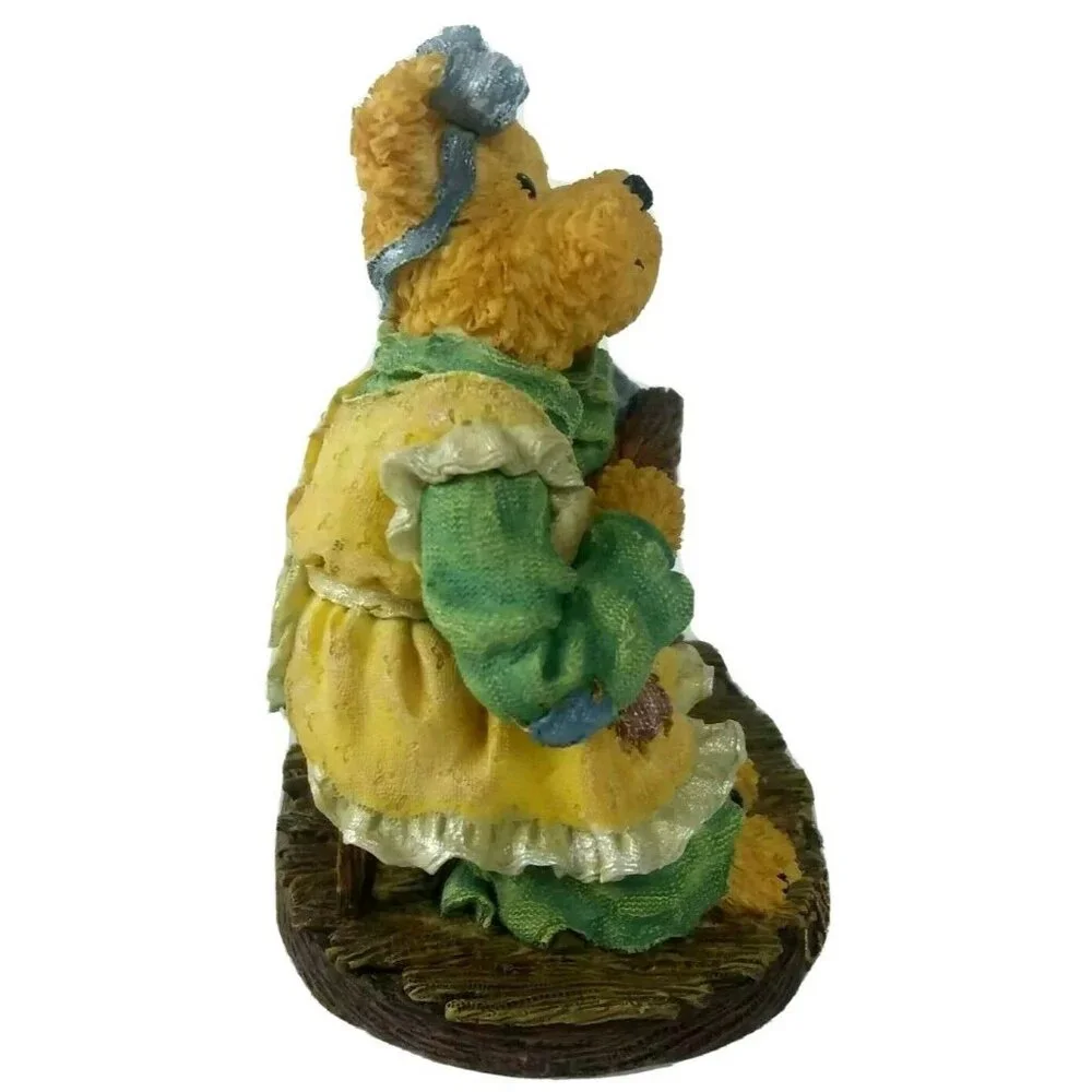 Boyds Momma Figurine Bearstone Collection Momma Guiltrip Call Your Mom First Ed - Picture 5 of 9